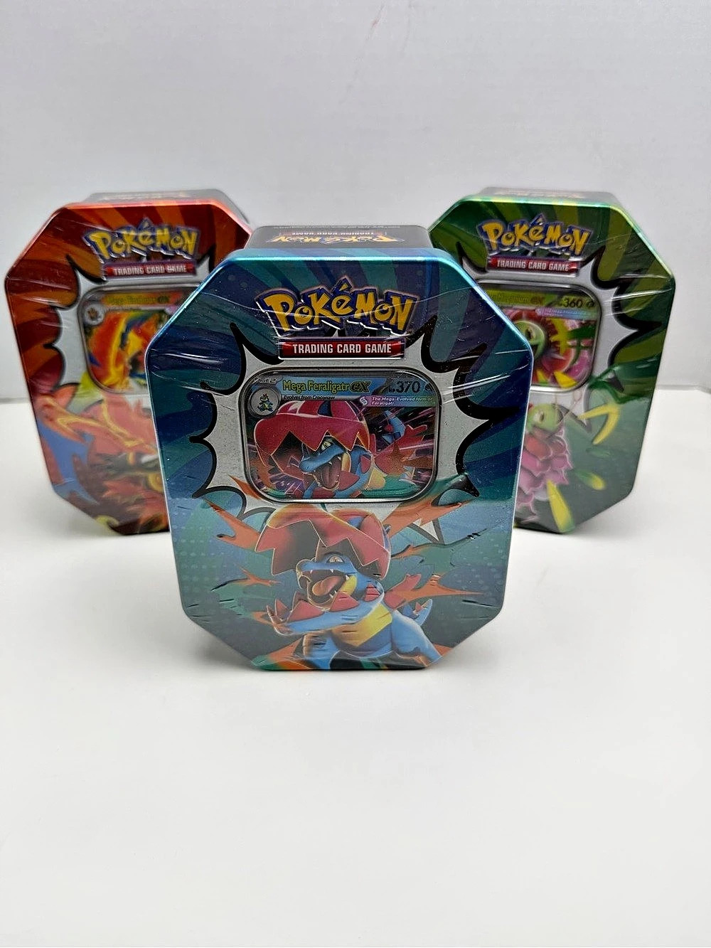 Pokemon Mega Evolution Ascended Heroes Tin Set of 3 Pack Tins New/Factory sealed